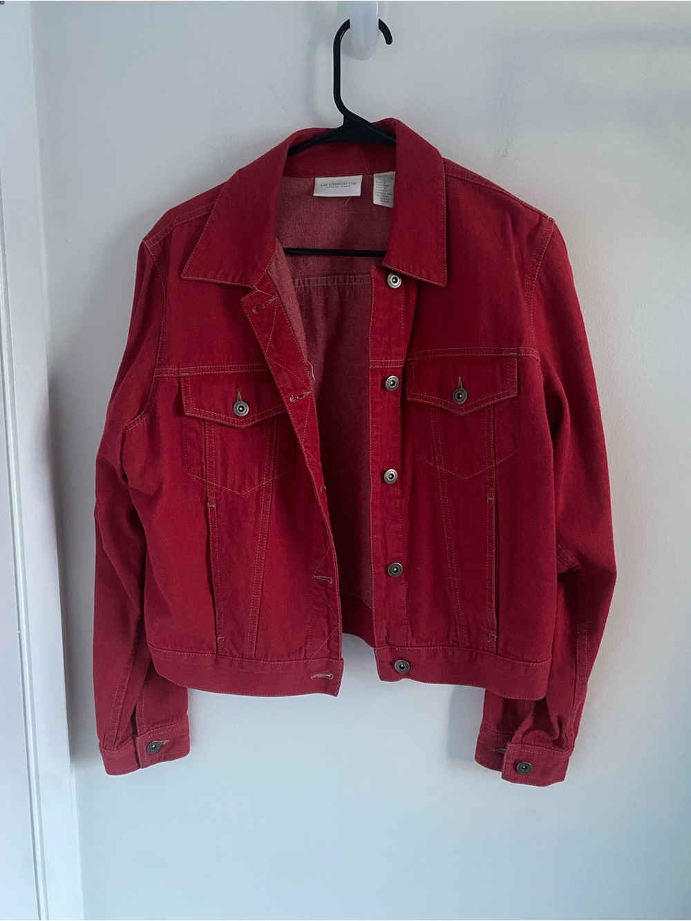 Liz Claiborne Red Jean Jacket